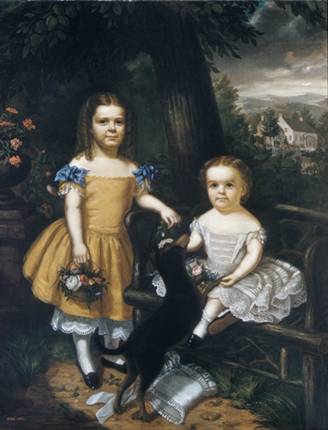 The Daughters of Daniel T. MacFarlan 1857  	by Theodore E. Pine 1827-1905 	Metropolitan Museum of Art New York NY 50.155.2
